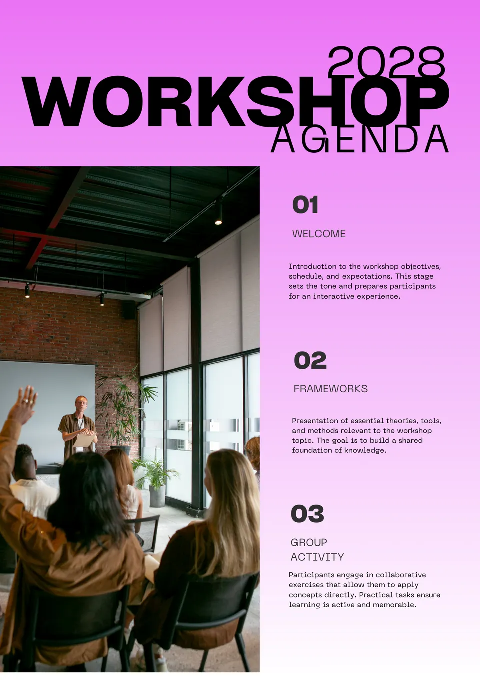 Workshop Agenda Template Google Slides